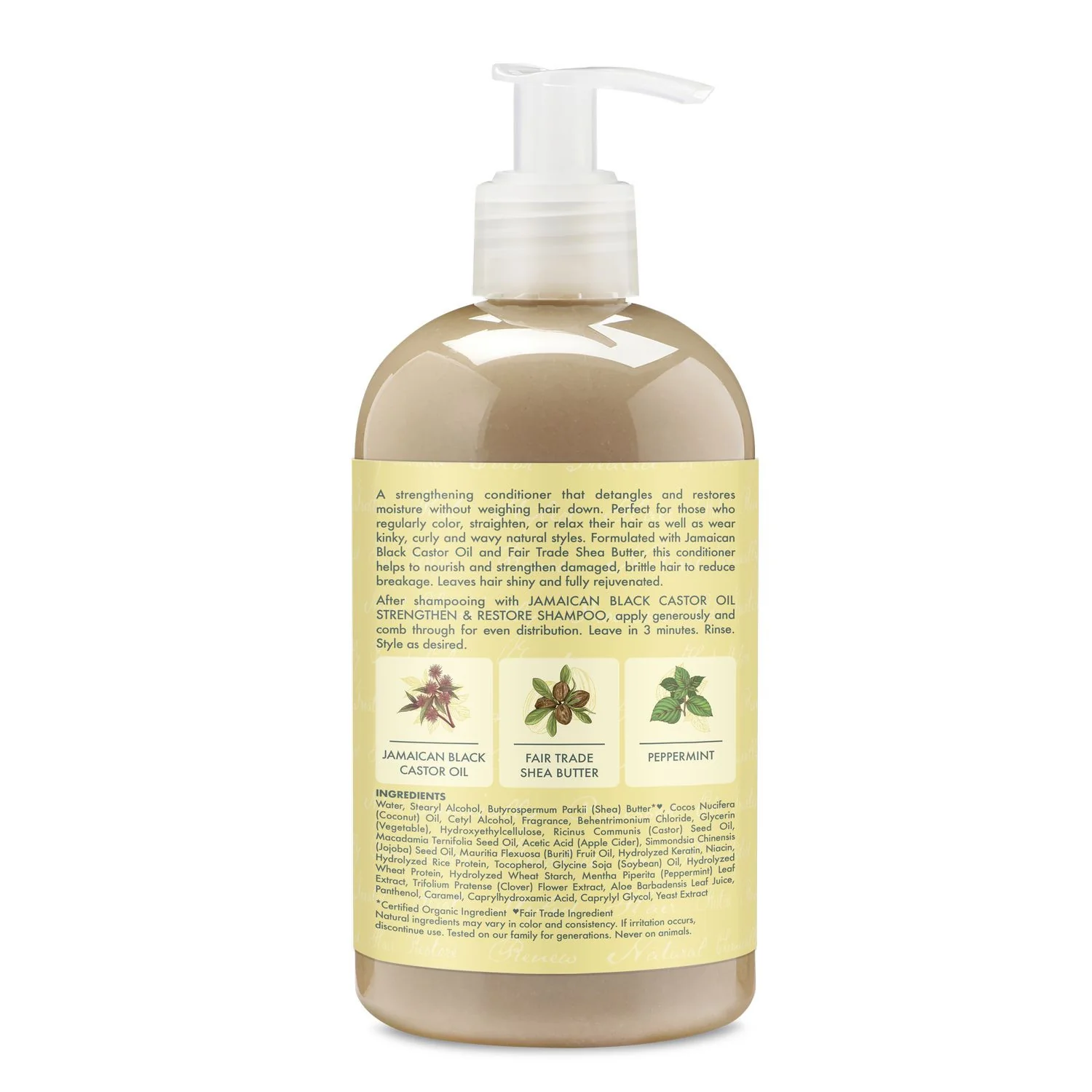 Jamaican Black Castor Oil Strengthen & Restore Conditioner - Balsamo Rinforzante Capelli, Balsamo Riparatore Capelli