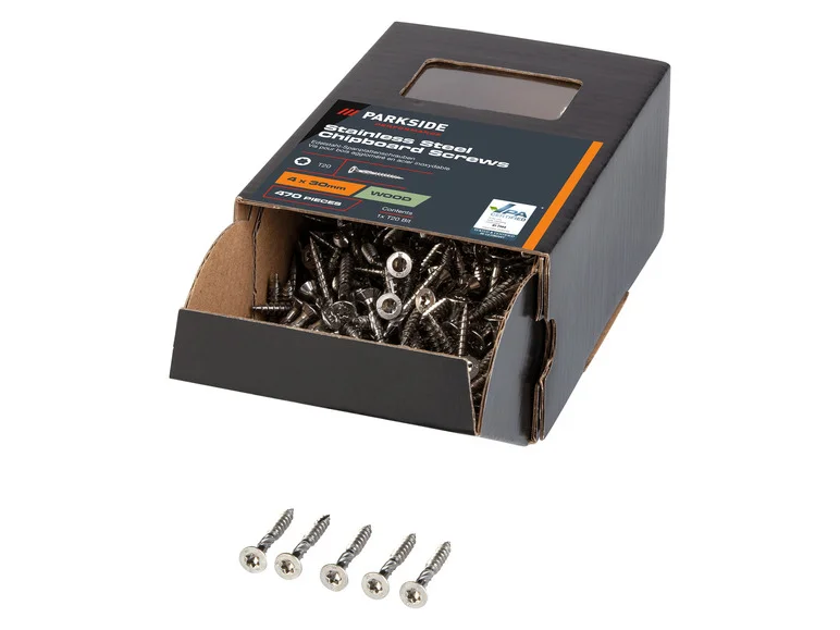 Parafusos PARKSIDE PERFORMANCE® para painéis de aglomerado