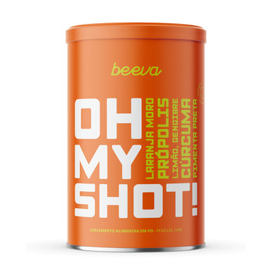 Beeva Oh My Shot Naranja Moro Suplemento en polvo para fortalecer el sistema inmunológico 150 g