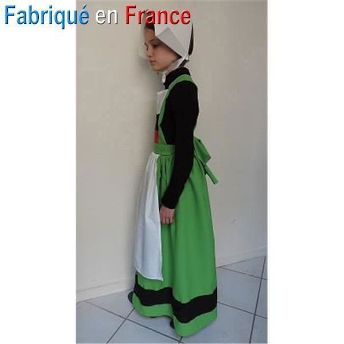 Disfraz de Bécassine para niños con tocado - Hecho en Francia