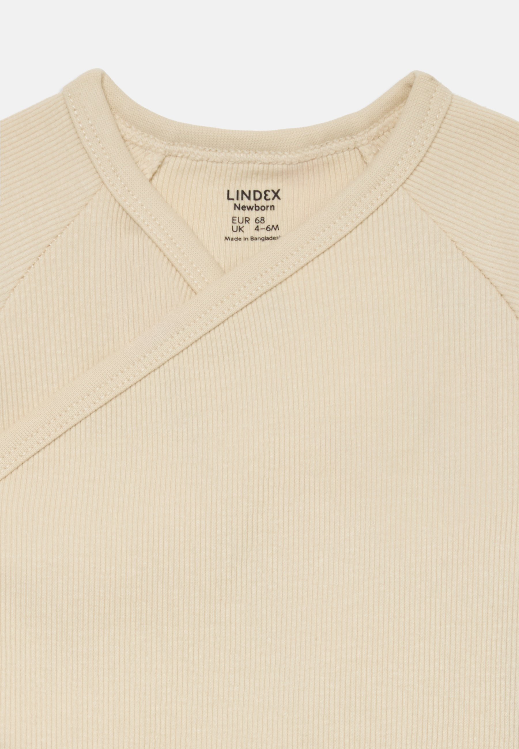 Lindex WRAP NEWBORN UNISEX LOT DE 2 - Body - beige clair