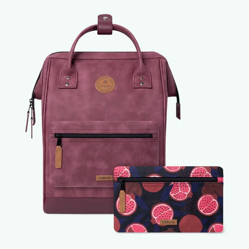 Cabaia Adventurer Medium Delhi Rucksack, bordeauxrot