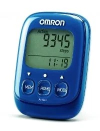 Stappenteller OMRON Walking Style IV blauw, 1 stuk
