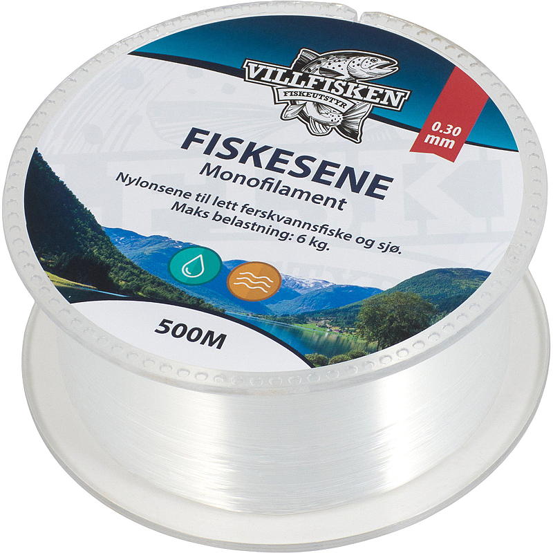 Villfisken Fisklina mono 0,30 mm, 500 m, Villfisken