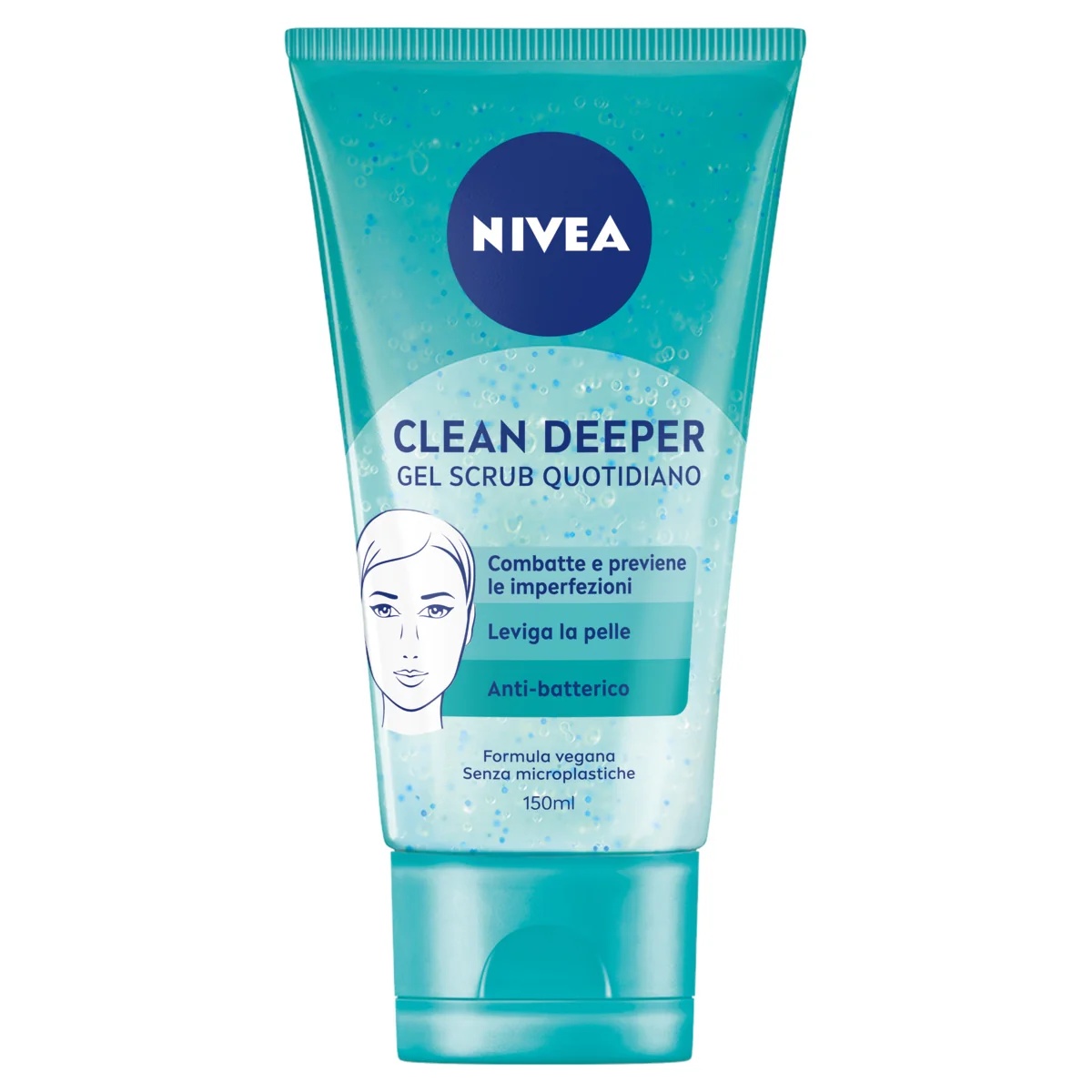 NIVEA Nivea Clean Deeper τζελ απολέπισης για βαθύ καθαρισμό