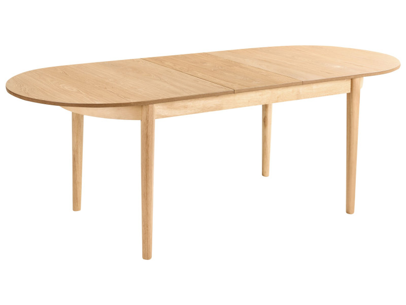 Stół do jadalni rozkładany LARTO Jesion jasny 180/220 cm x 90 cm