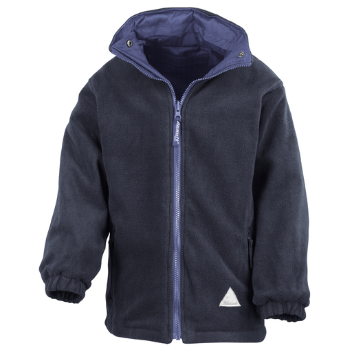 Veste imperméable réversible avec doublure polaire