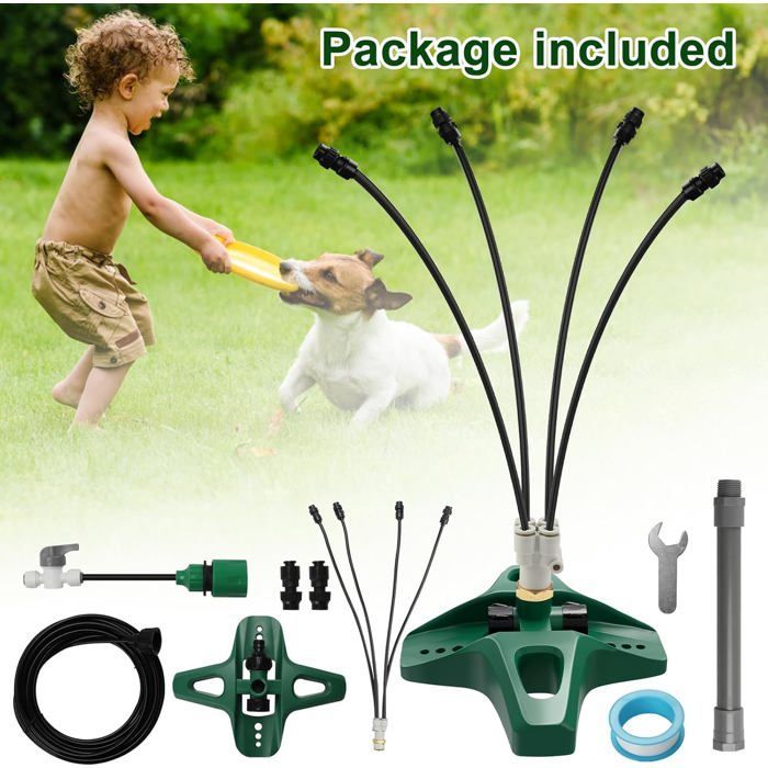 Ventiladores nebulizadores independientes para patios exteriores, sistema de refrigeración por nebulización portátil mejorado (8 m)