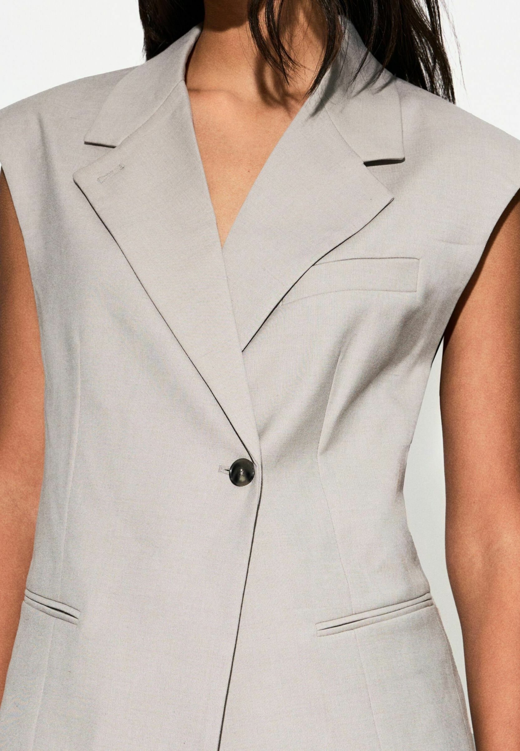 Gilet Bershka - gris foncé