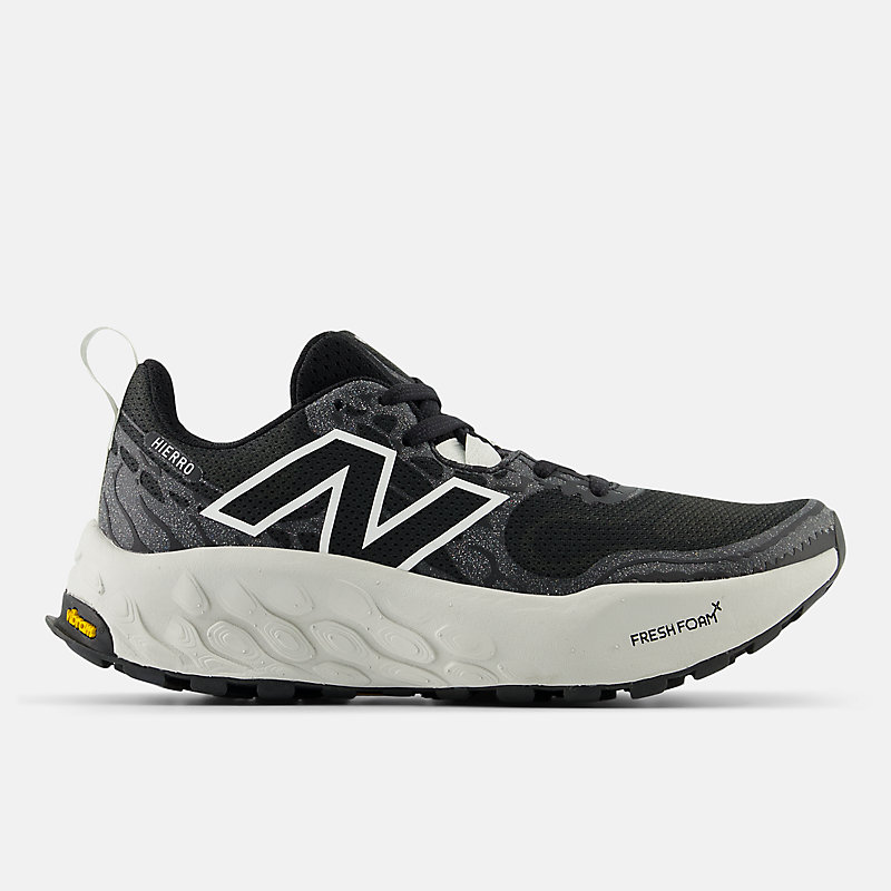 Fresh Foam X Hierro v8 for women – black with sea salt and gray matter