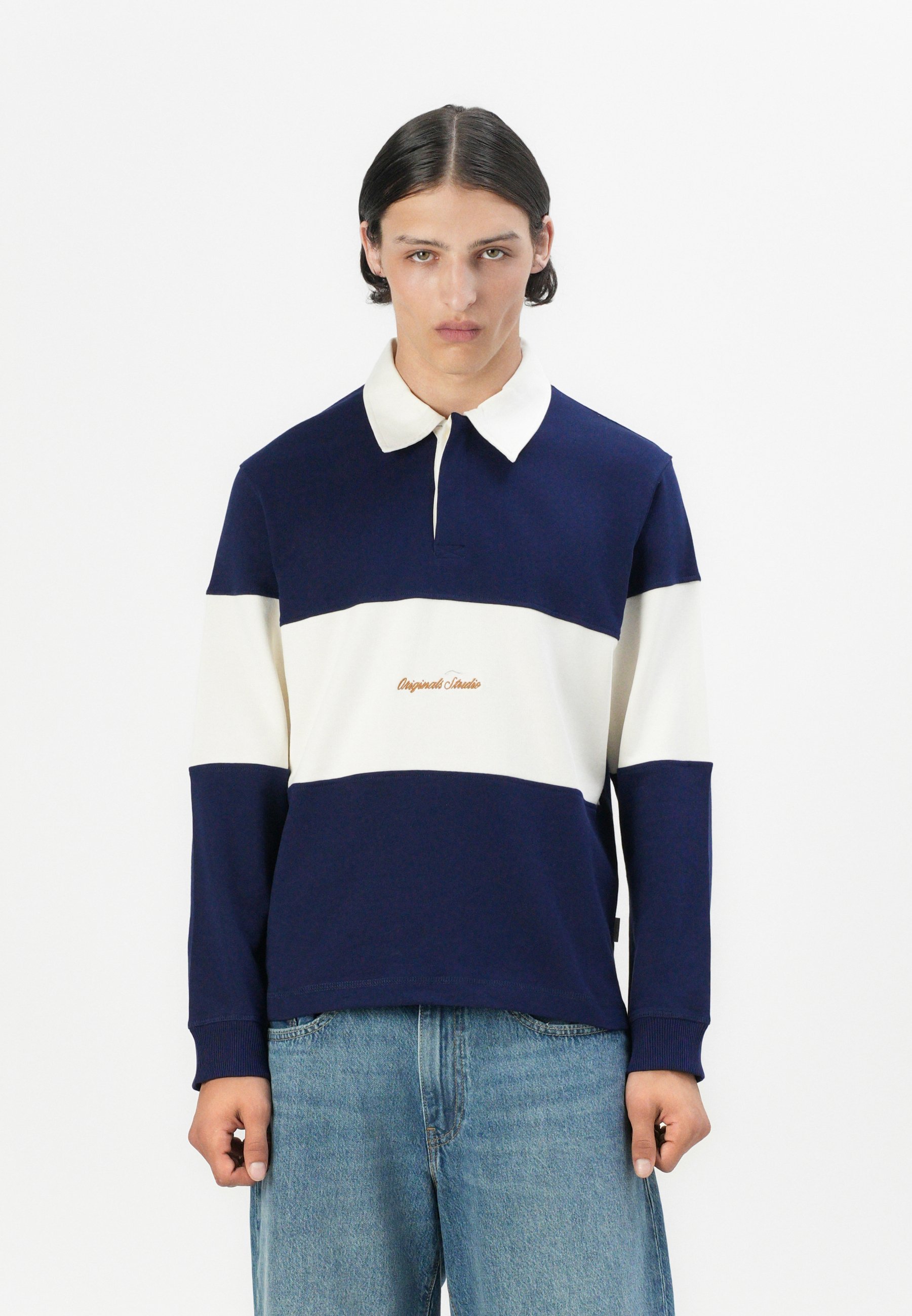 Jack & Jones JORNORREBRO BLOCKING - Poloshirt - oceaangrot