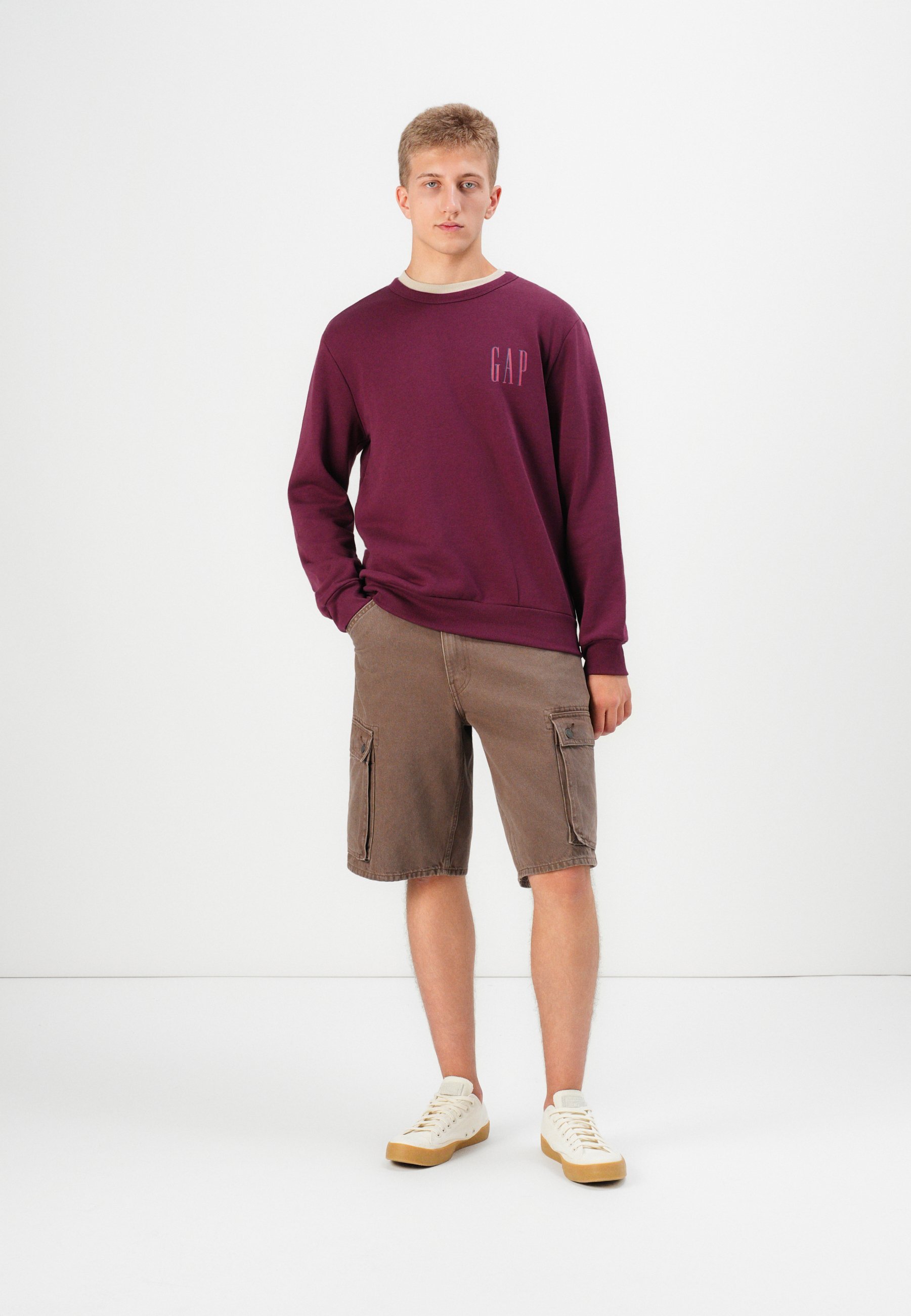 GAP-sweatshirt - Toscaans rood