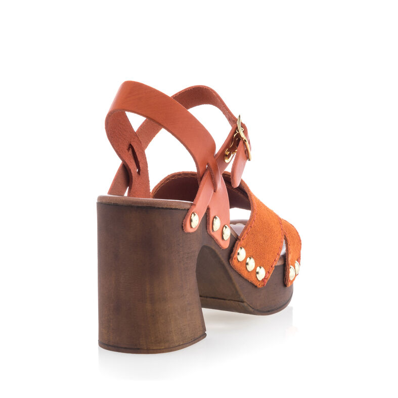 Women's Orange Mules/Clogs