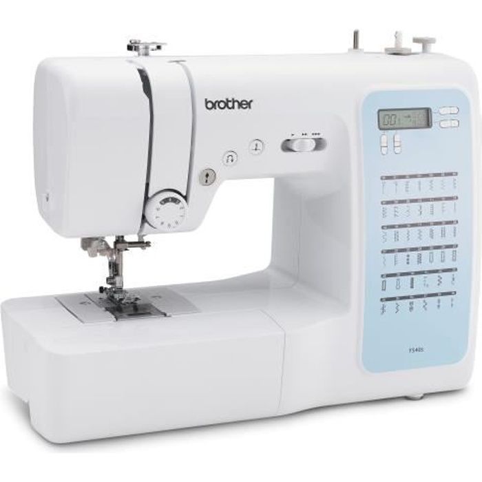 Macchina da cucire elettronica BROTHER FS40s - 40 punti - Infilatura automatica dell'ago - Schermo LCD