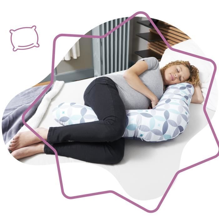 Cuscino per maternità convertibile 2 in 1 Badabulle - Cuscino per allattamento - Grafica