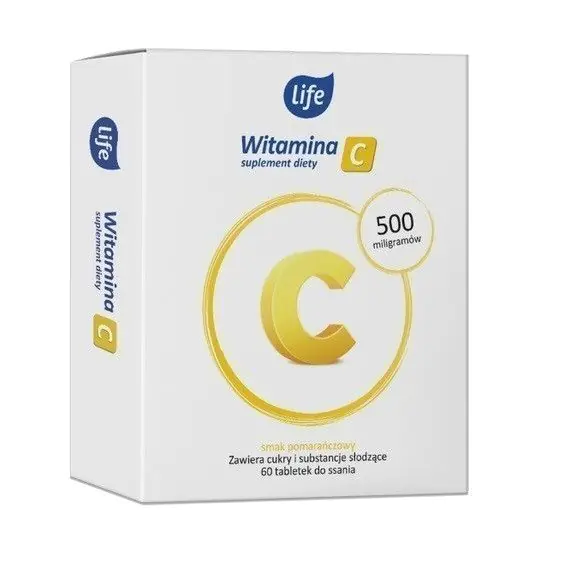 Life Witamina C 500 mg, Tabletki do ssania