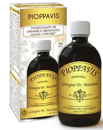 DR. GIORGINI Dr. Giorgini Pioppavis alcoholvrije vloeistof 500 ml supplement voor drainage