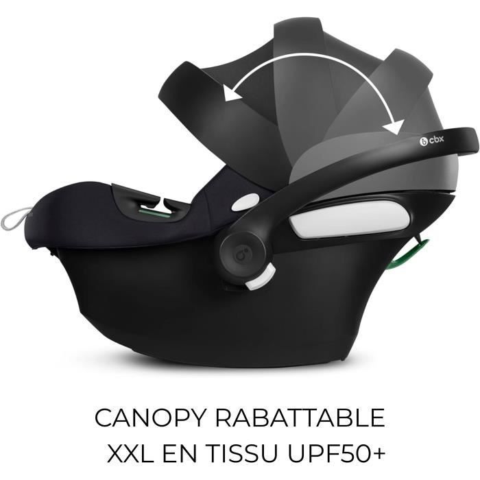Silla de coche Aton B2 i-size Cbx de Cybex - 45 a 87 cm - desde el nacimiento hasta 13 kg - hasta 2 años - Base One incluida - Azul