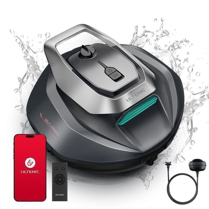 Ultenic Pooleco P10S  Robot Piscine 2026- Trois moteurs -Nettoyage 90 min, télécommande & app, pour piscines jusqu’à 80 m²