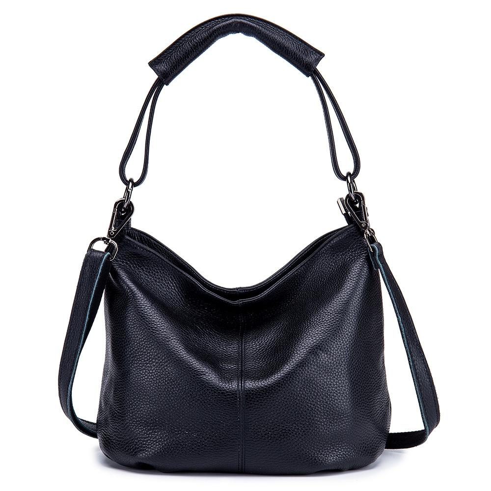 Sac bandoulière femme tendance 2020, couleur unie, en cuir de qualité supérieure, style décontracté.