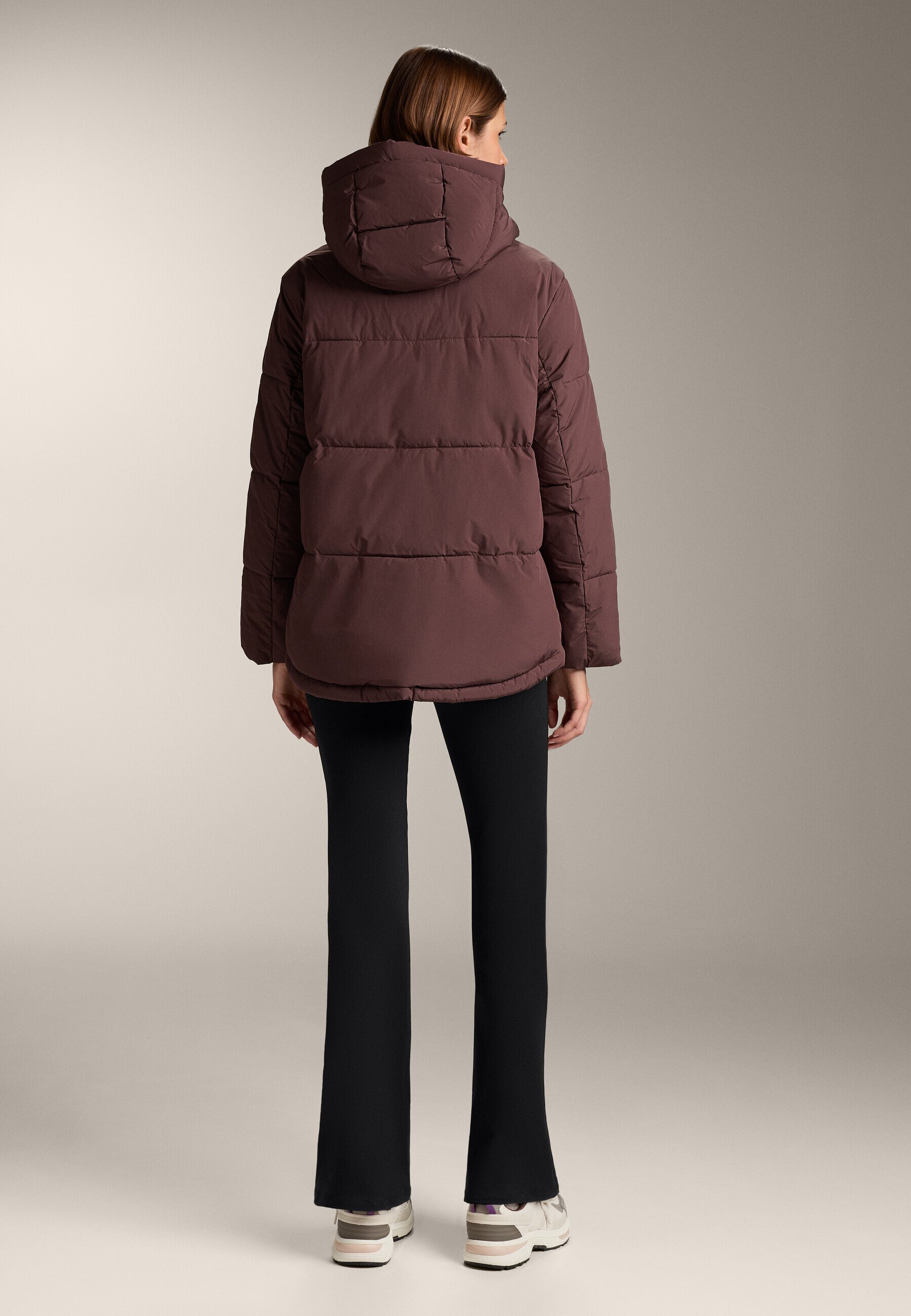 OYSHO PRIMALOFT WATERAFSTOTENDE GEVOERDE - Winterjas - donkerrood