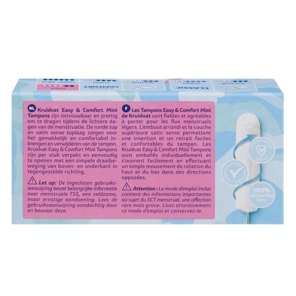 Kruidvat Kruidvat Easy & Comfort mini tamponi<br>16 kosov