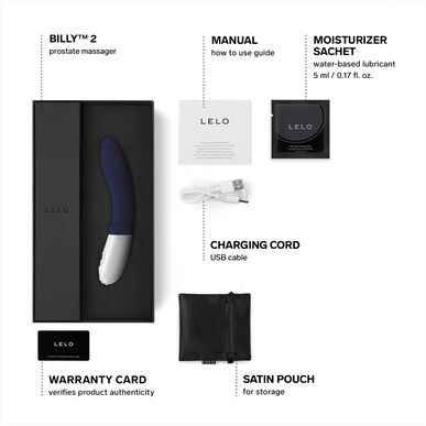 Lelo Billy 2 Deep Blue Analvibrator (1 enhet)