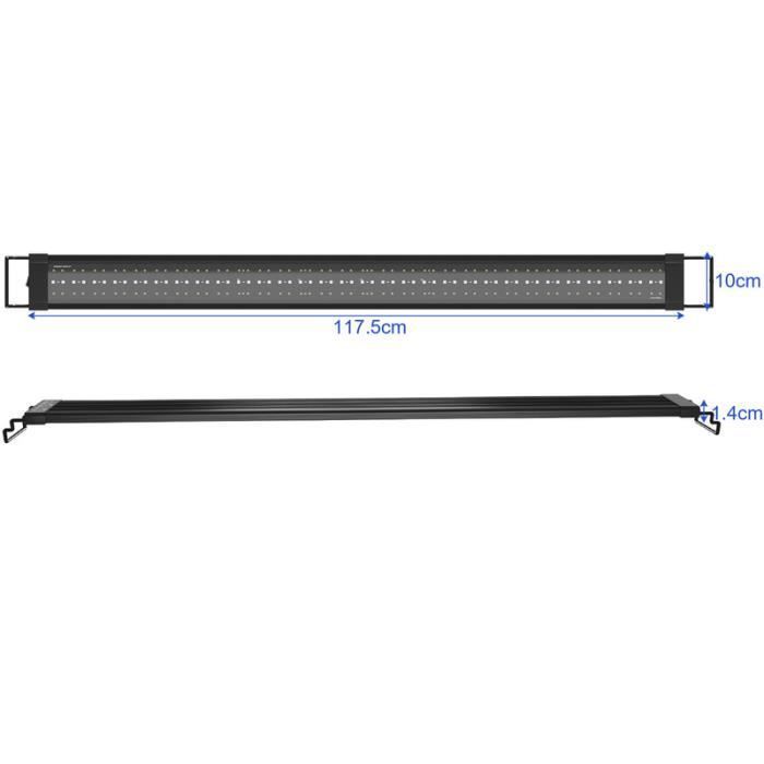LED-Aquarienleuchte – Hengda – RGB – 120–150 cm – Kabellose Fernbedienung – IPX4 wasserdicht