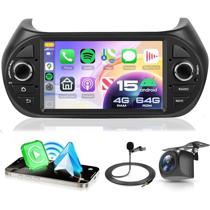 4G+64G Android 15 Autoradio 7