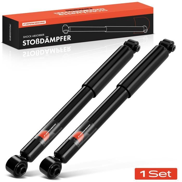 Frankberg 2x Rear Axle Shock Absorbers for Citroën C2 JM C2 Enterprise JG C3 I FC FN 2002-2010