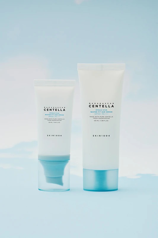 SKIN1004 Madagaskar Centella Hyalu-Cica Water-Fit Sun Serum zaščitni serum z vlažilnim učinkom