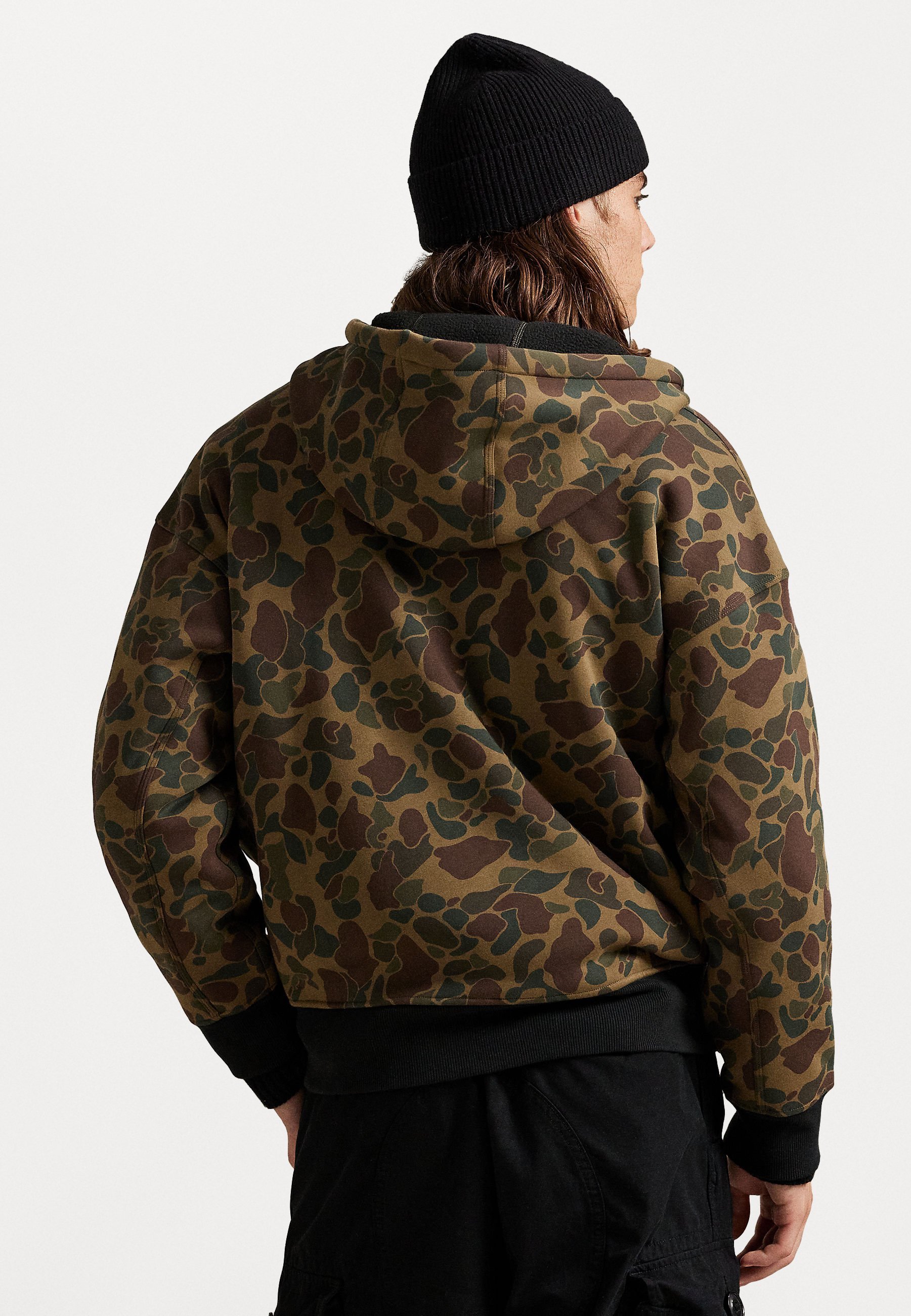 Polo Ralph Lauren CAMO DOUBLE-KNIT HOODIE - Užtraukiamas džemperis - įvairiaspalvis