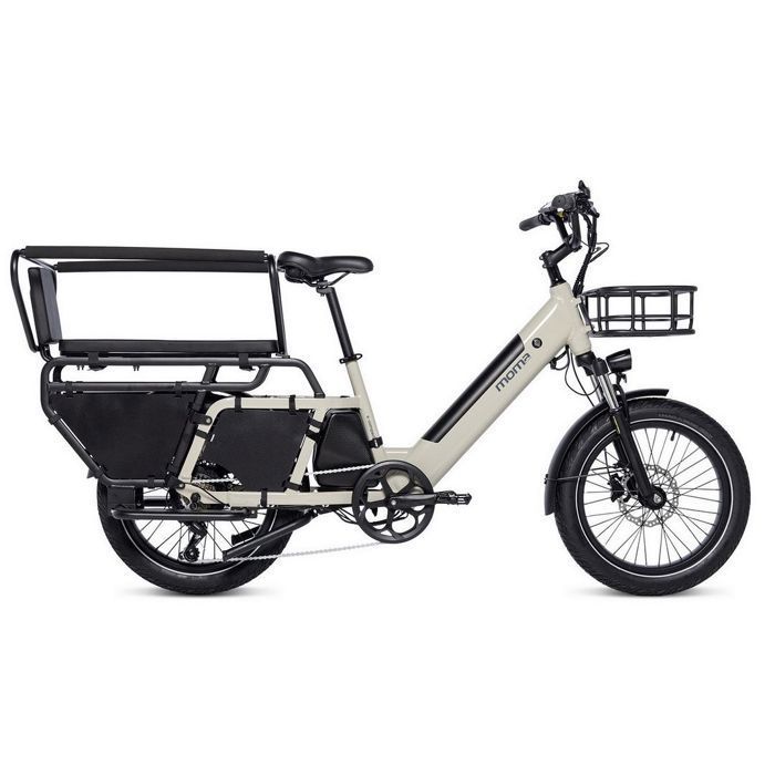 Bicicleta elétrica de carga, E-Compactail, alumínio, SHIMANO 7 velocidades, autonomia de até 100 km, bateria de 48V 15Ah - Recondicionada