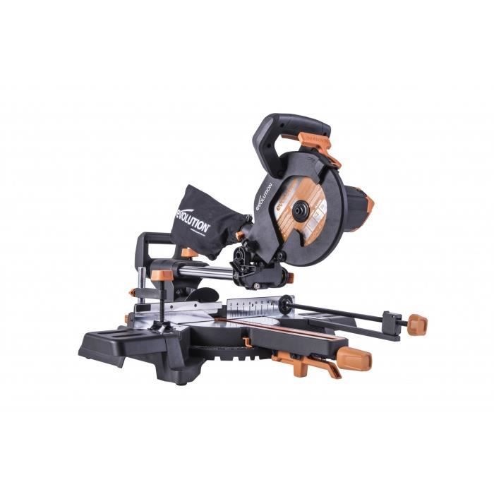 Serra de esquadria radial multimaterial Evolution Power Tools R210SMS-300+ - 210 mm - 1500 W