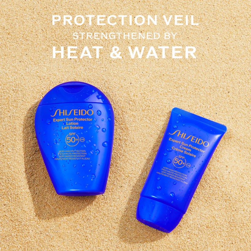 Protetor Solar Facial Shiseido Expert FPS 50+ à Prova d'Água