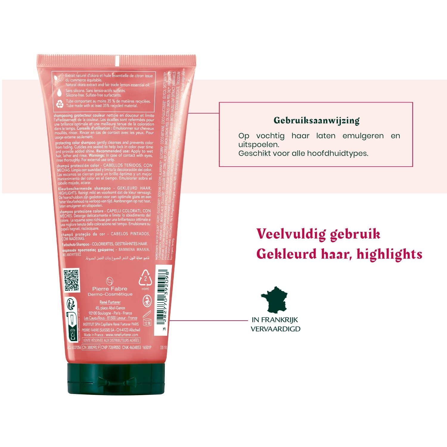 René Furterer Color Glow krāsas aizsardzības šampūns - 200 ml
