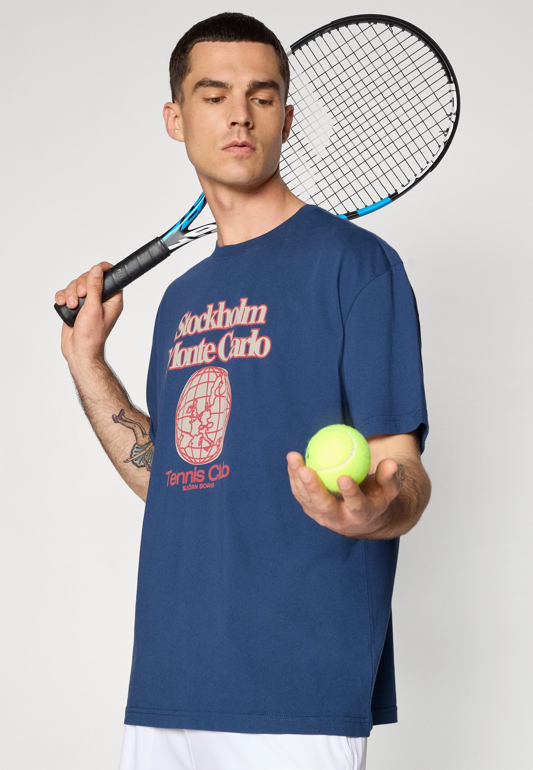 Björn Borg CLASSIC PRINT - Bedrucktes T-Shirt - Sargassosee