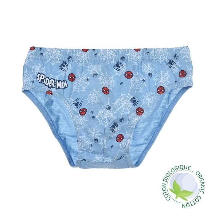 Lot de 3 Slips Coton Garçon MARVEL Spider-Man
