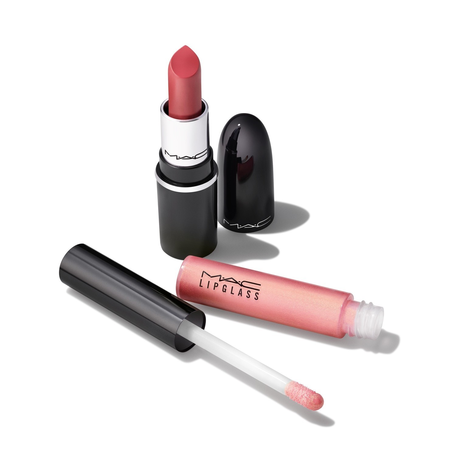 Sada líčidiel MAC Lustreglass Mini Lip Duo – 1 kus