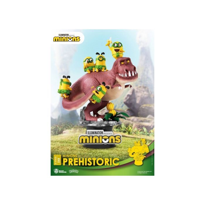 Minions-figuurtje - D-Stage Prehistorisch - PVC - 16 cm - Cartoon - Geschikt voor alle leeftijden