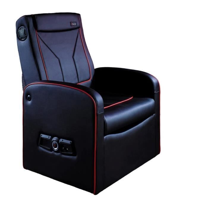 X-Rocker Shift Luxe JR – 2.1 Stereo-Gaming-Stuhl für Kinder mit Subwoofer, Stauraum, Schwarz