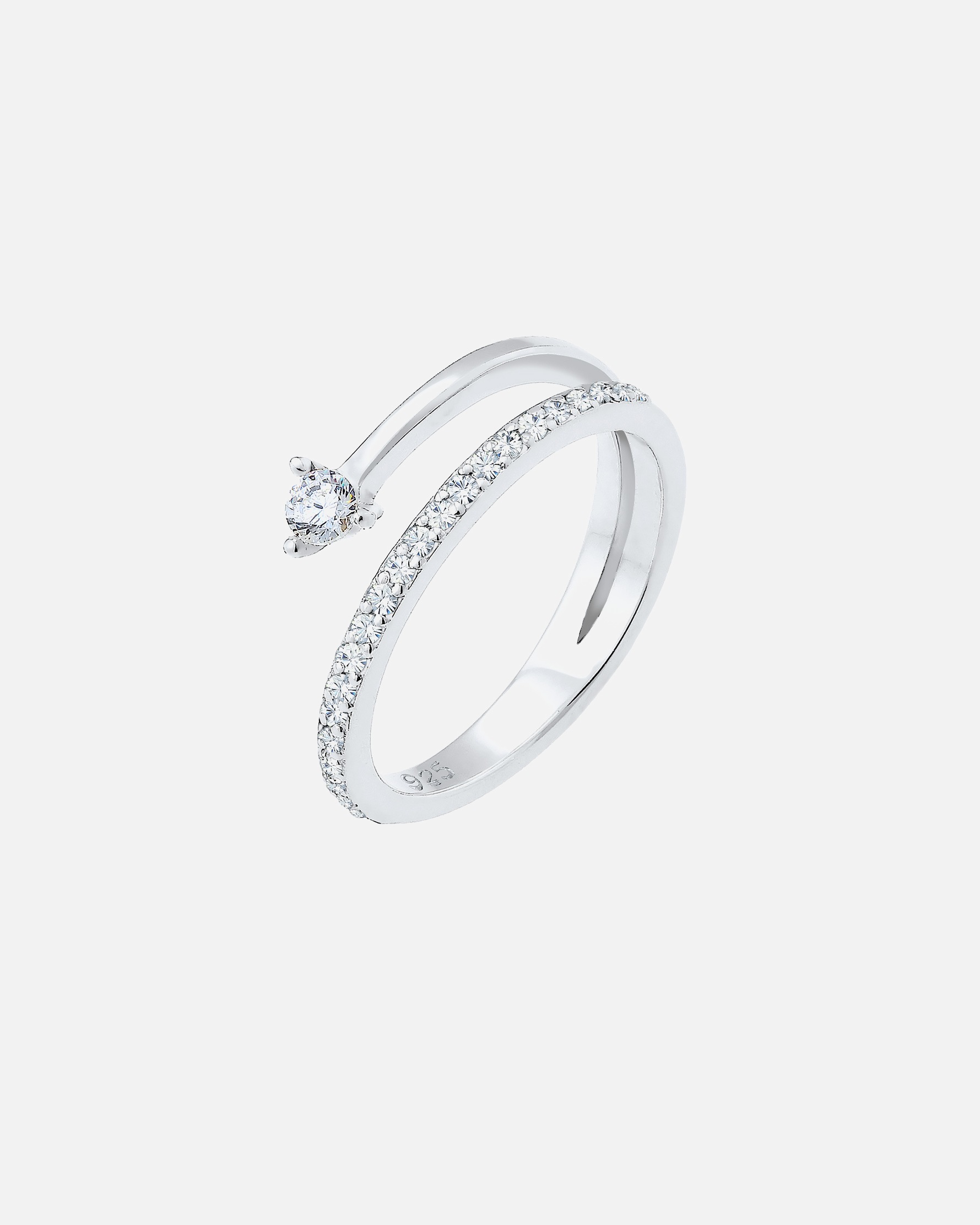 Elli Femme Motif de Flèche avec Cristaux de Zircone et Cristaux en Argent Sterling 925