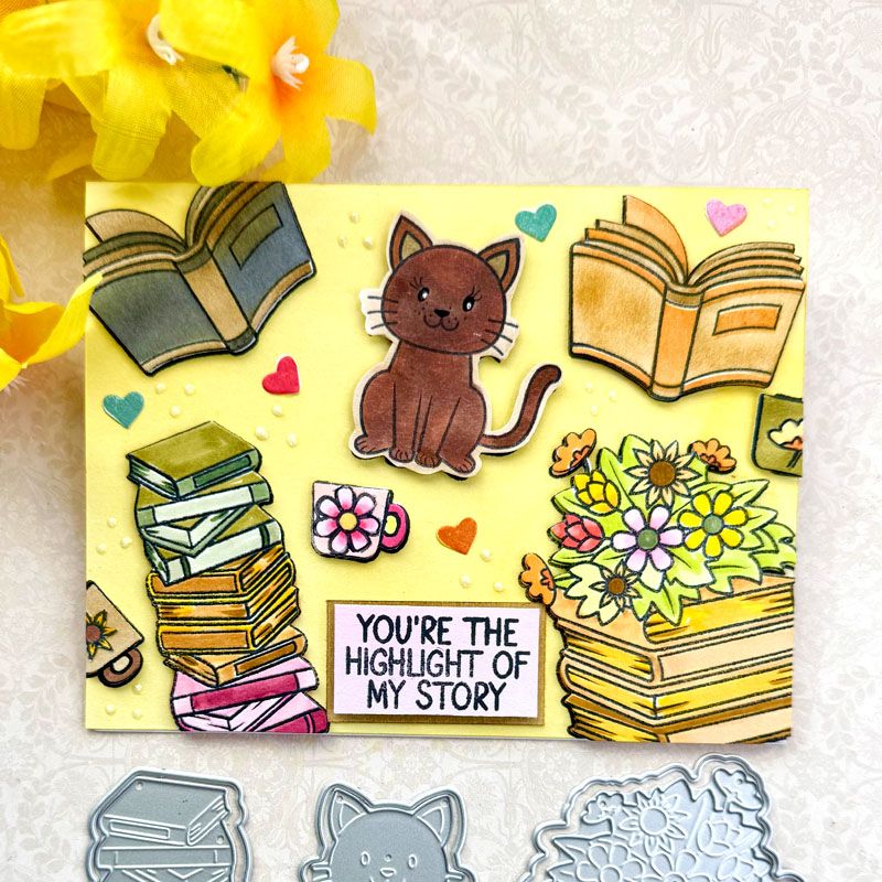 Book Sayings Clear Stamps Set of 16
