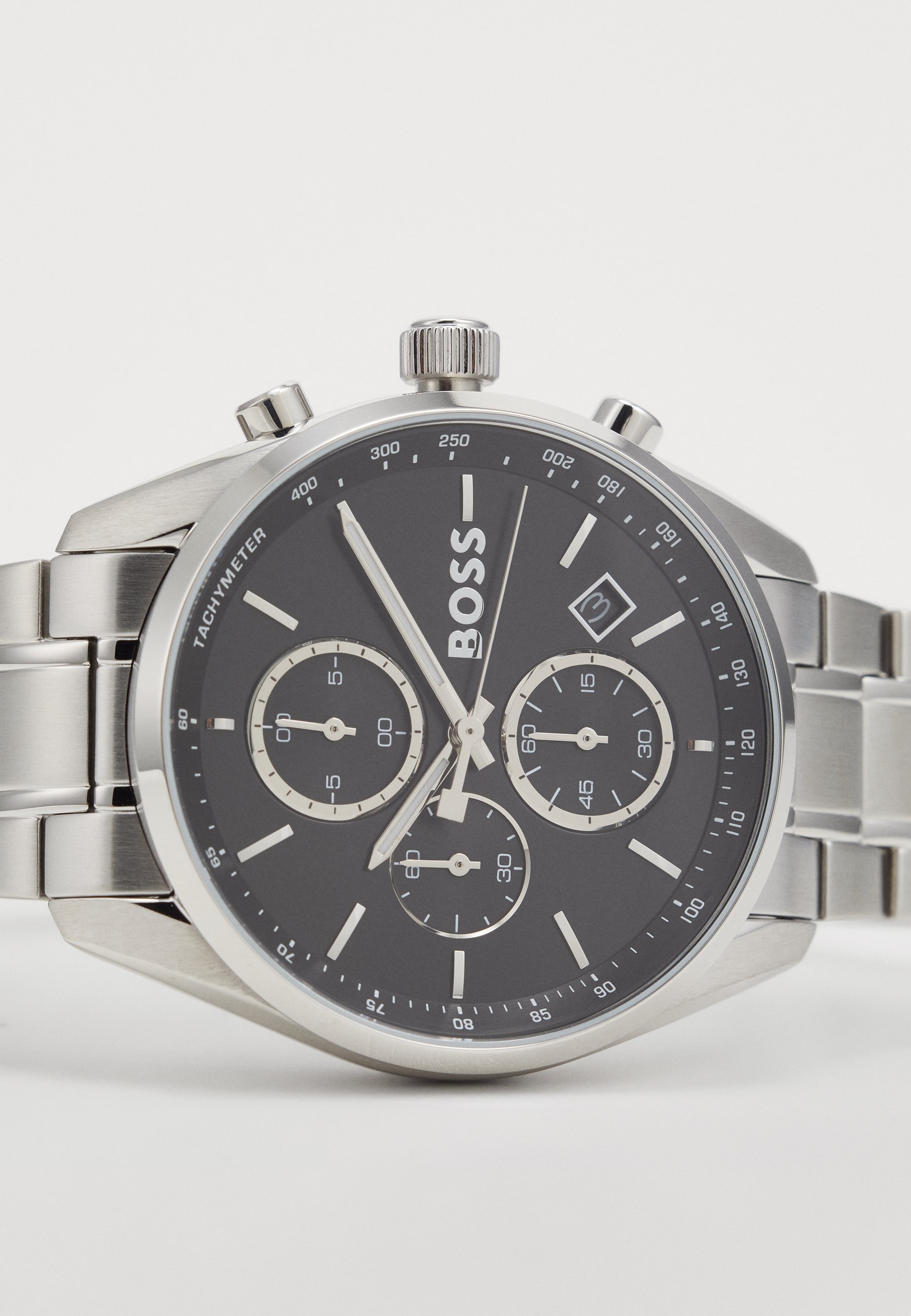 BOSS GRAND PRIX 40 - Chronograafhorloge - zilverkleurig/zwart