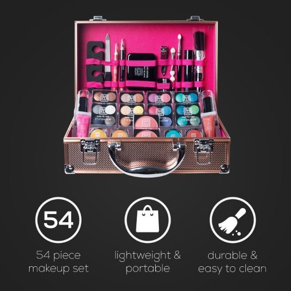 Estuche de maquillaje Envie de 54 piezas - Oro rosa