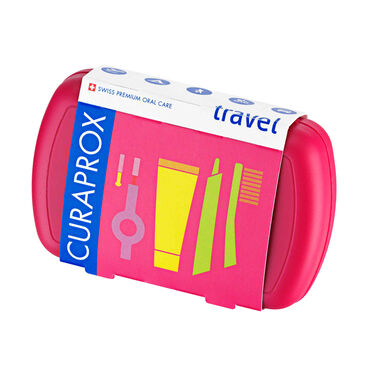 Curaprox Cestovní sada ústní hygieny Be You Pink 1 ks 1 ks
