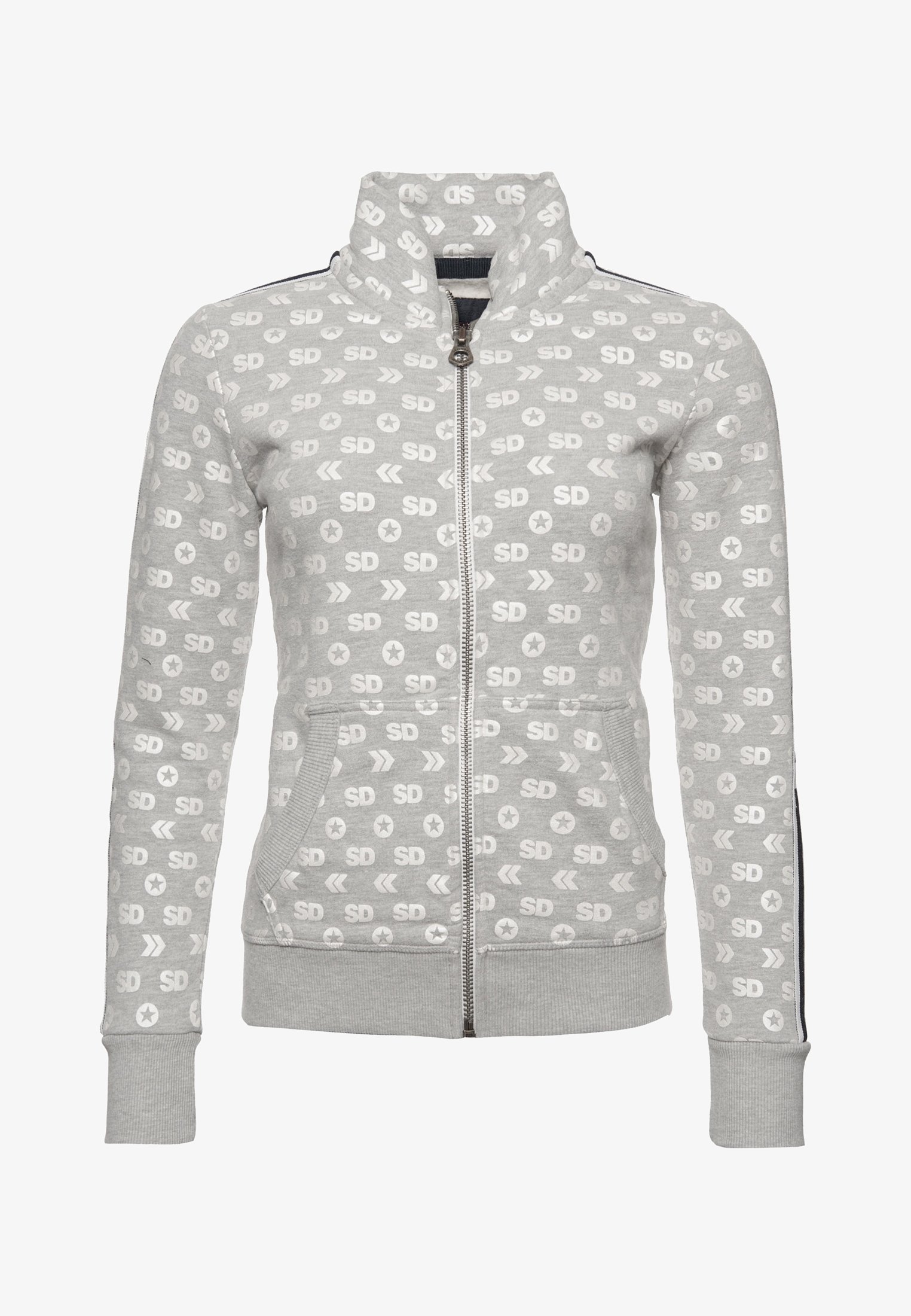 Sweat-shirt zippé Superdry & Co - gris
