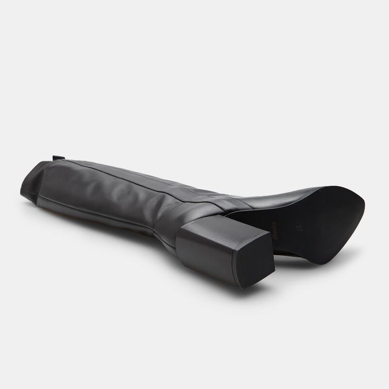 BATA dameslaars met hak van leer