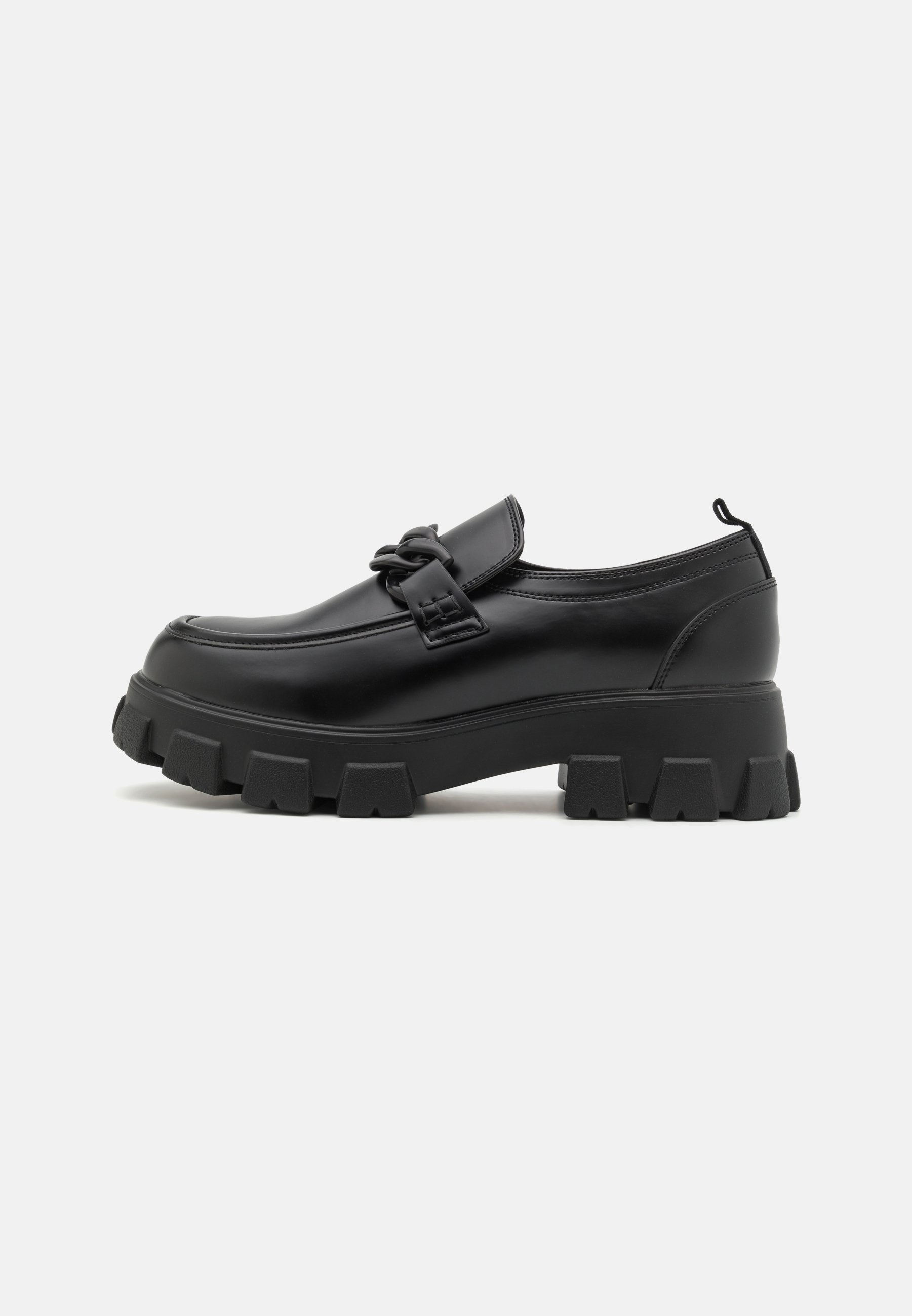 YOURTURN UNISEX - Półbuty wsuwane - czarne