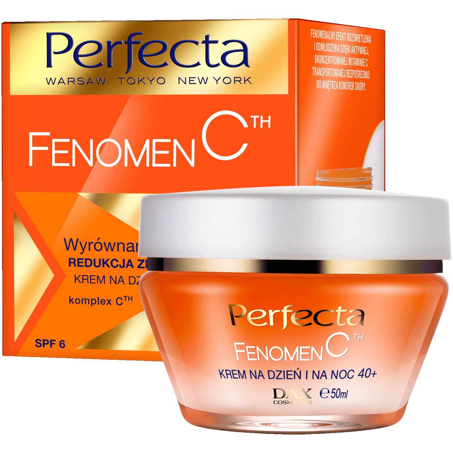 Perfecta rynkreducerande ansiktskräm för dag och natt 40+ 50ml Phenomenon C